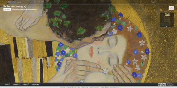 Gustav Klimt - A csók - gigapixel