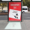 Monopoly szerencsemezővé alakult a villamosmegálló